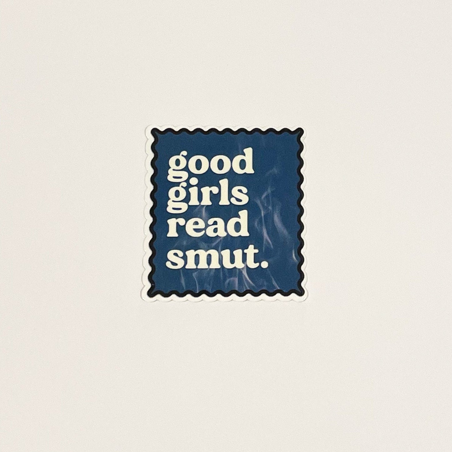 Good Girls Read Smut - Blue Bookish Sticker