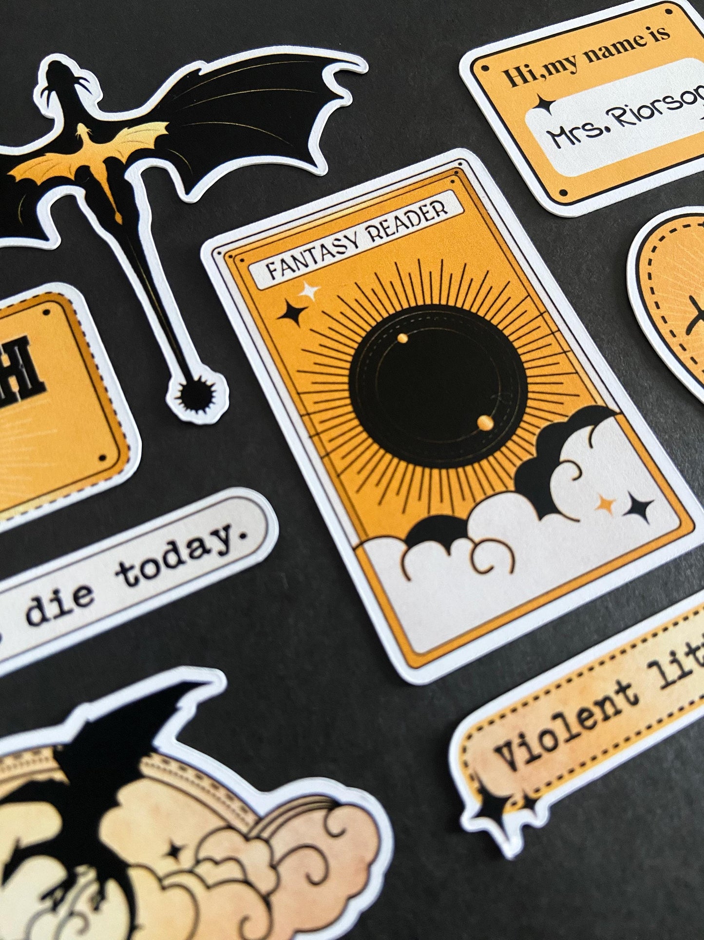 Fourth Wing Sticker Pack