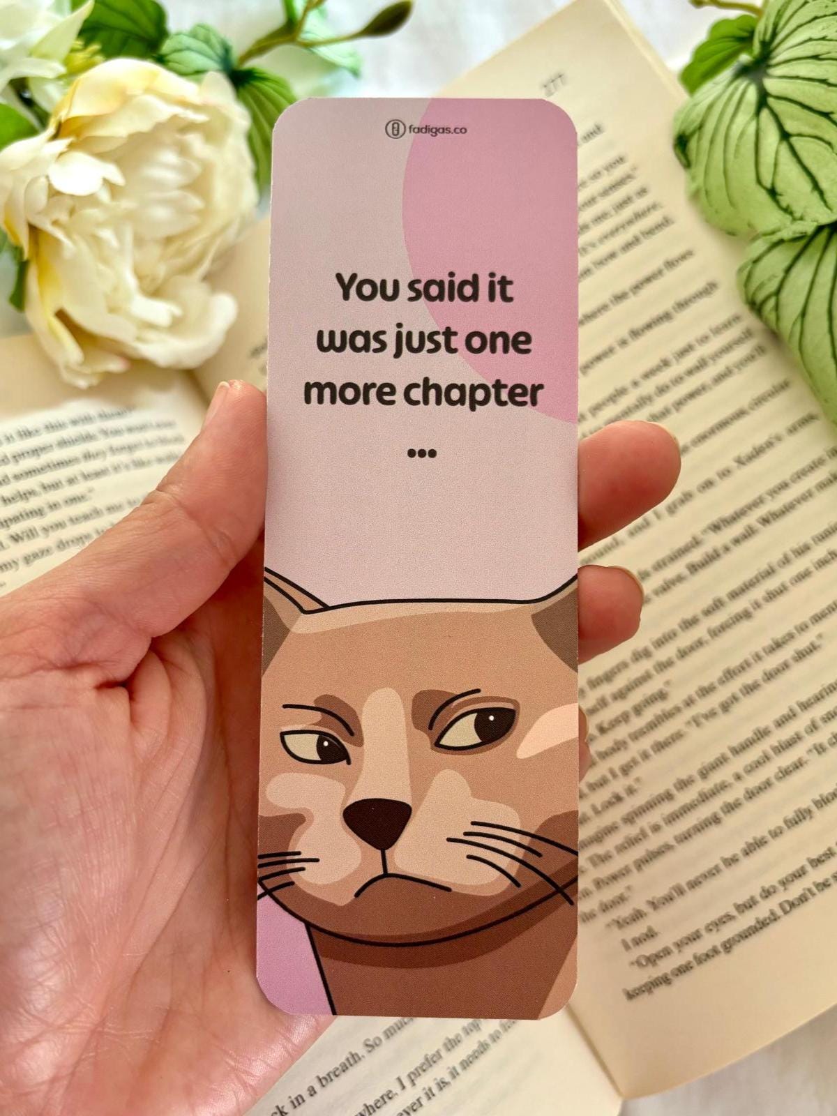 Funny Cat Bookmark