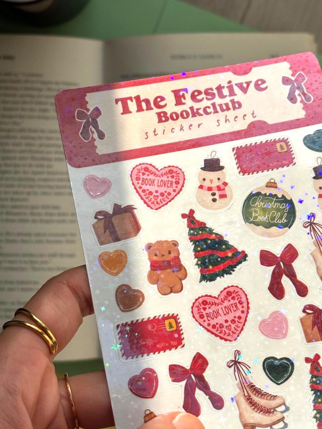 Christmas Sticker Sheet - Tiny stickers for journaling