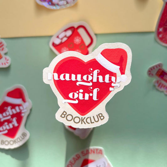 Christmas Sticker - Naughty Girl Bookclub