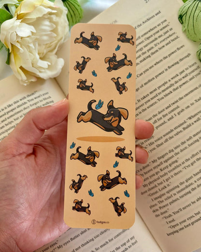 Cute Dog Bookmark - Funny Dachshund