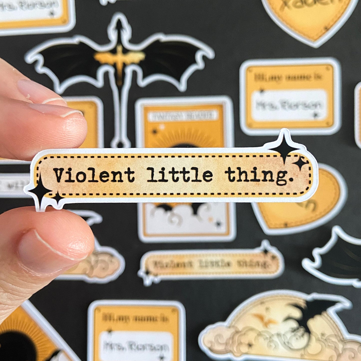 Fourth Wing Sticker Pack