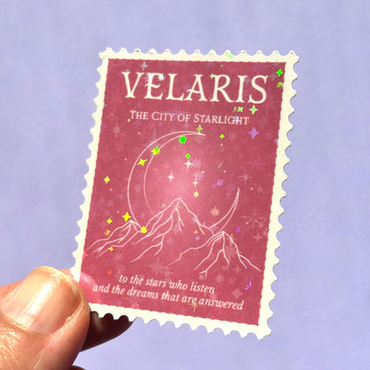 ACOTAR Velaris Sticker - City of Starlight Holographic Sticker