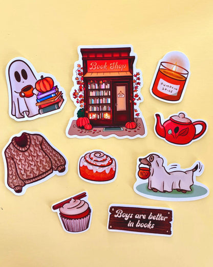 Falloween Sticker Pack - Autumn and Halloween Collection