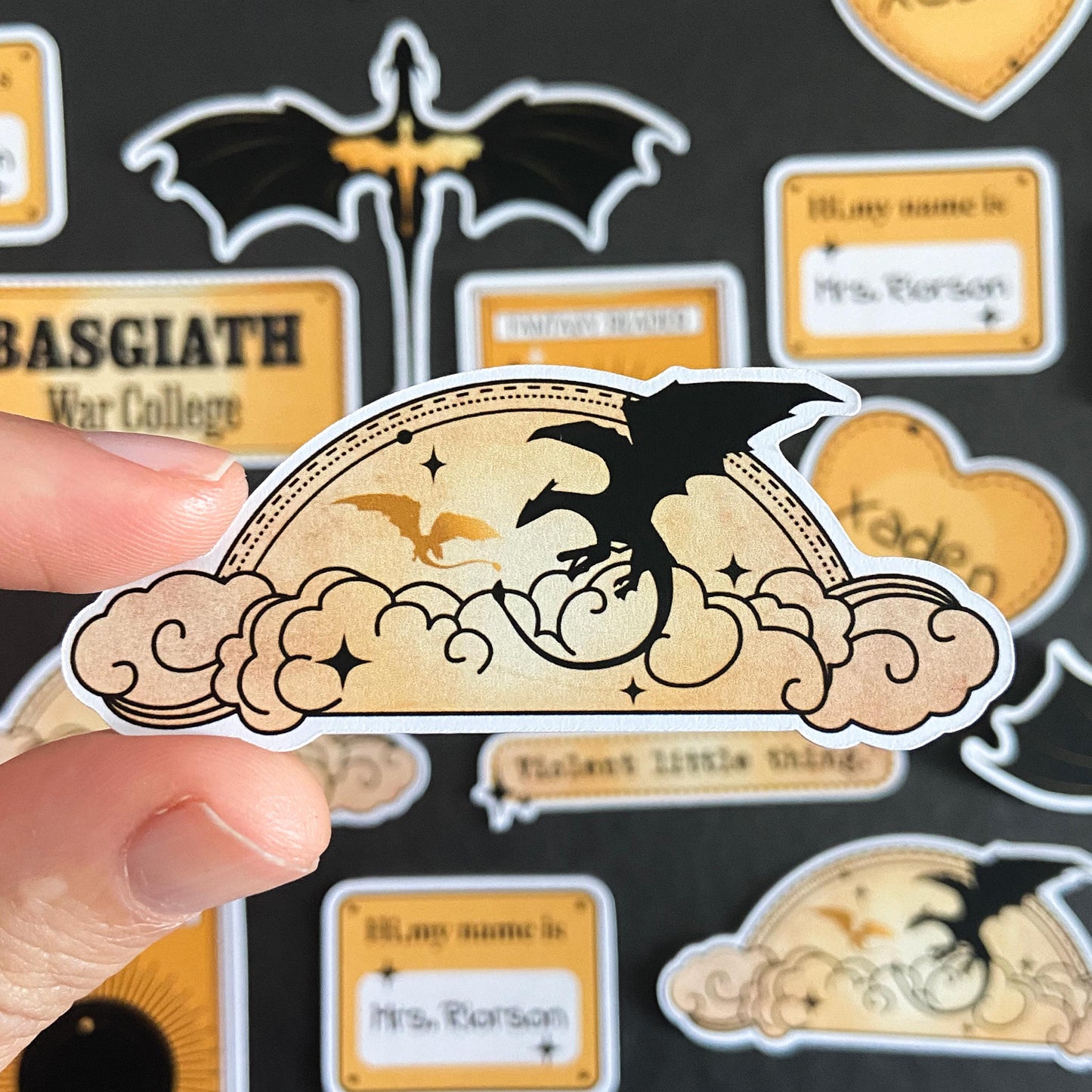 Fourth Wing Sticker Pack