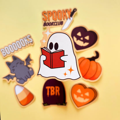 Fall Sticker Pack Halloween Spooky Bookclub Sticker Pack
