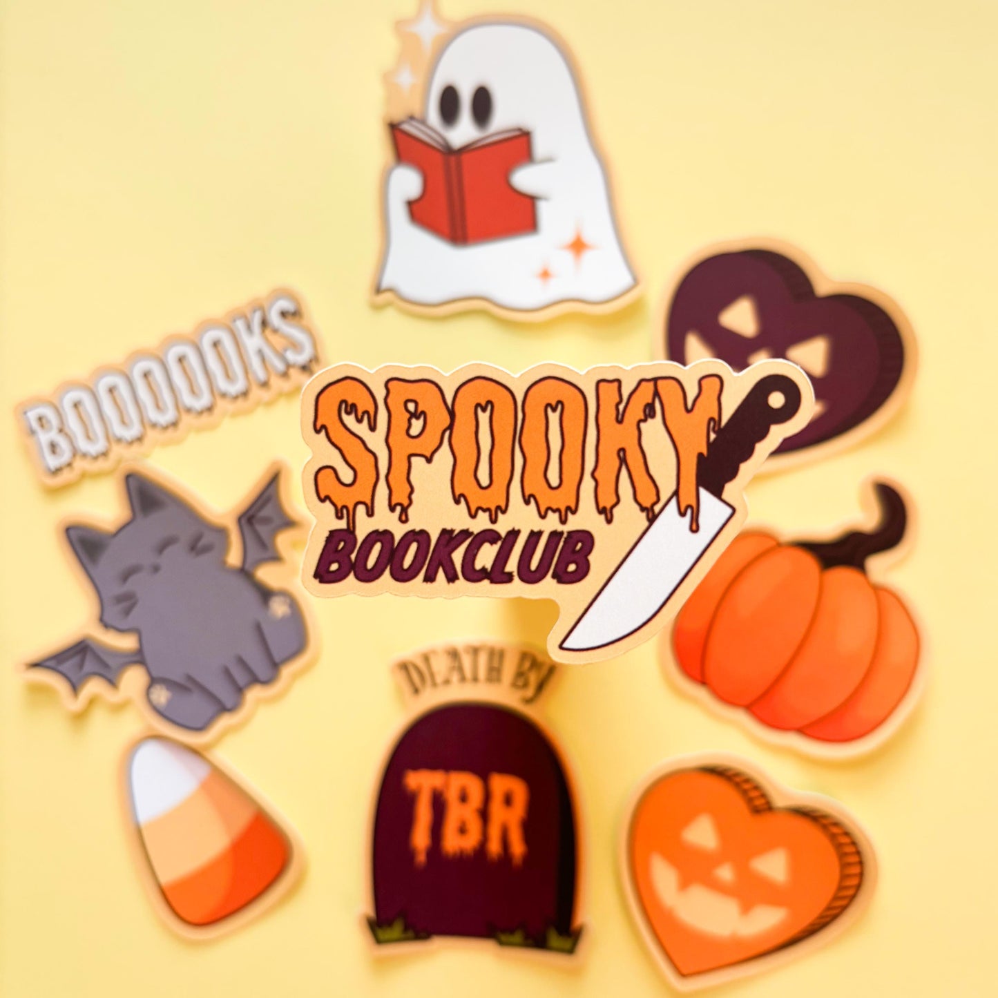 Fall Sticker Pack Halloween Spooky Bookclub Sticker Pack