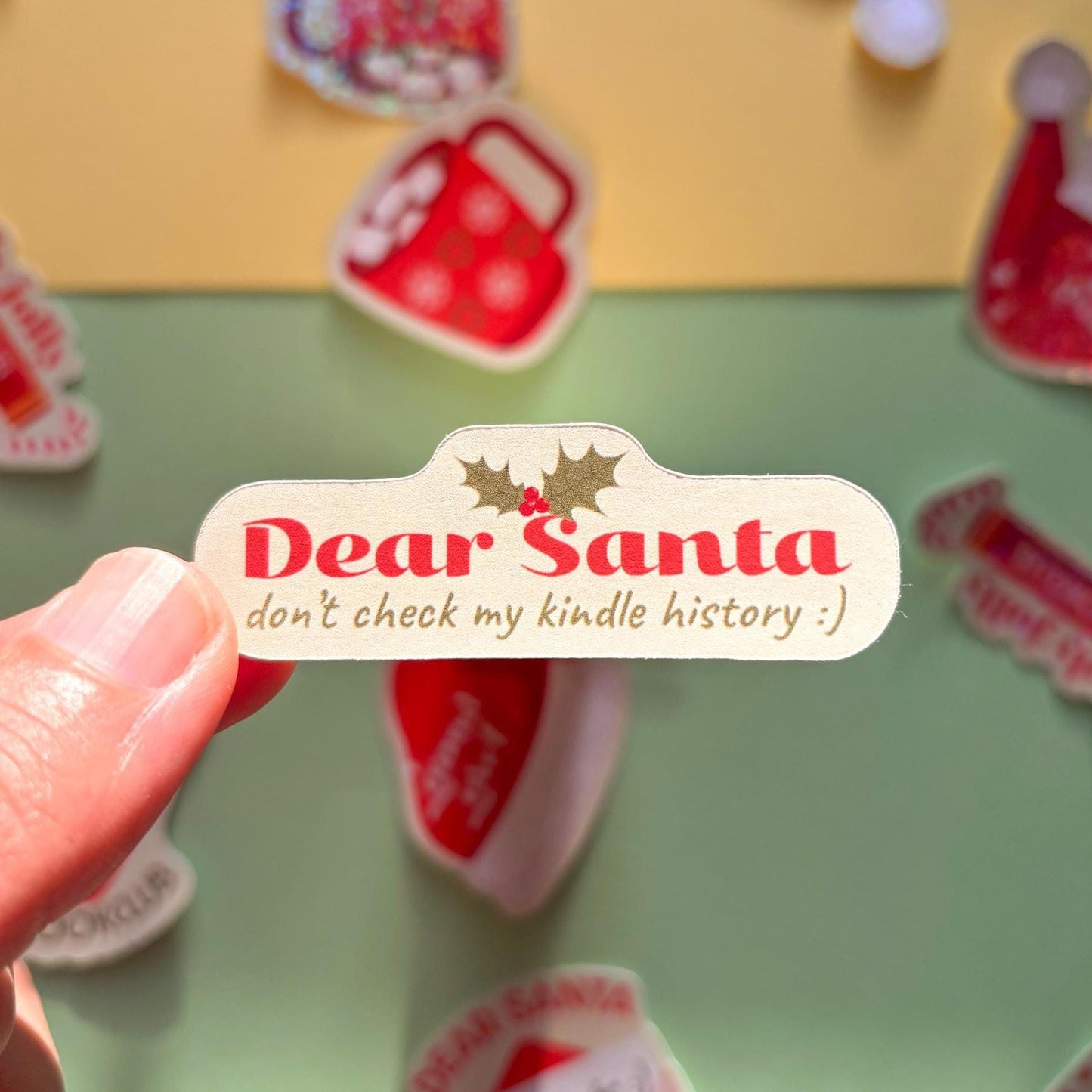 Christmas Bookish Sticker Pack