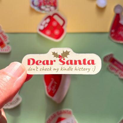 Christmas Bookish Sticker Pack