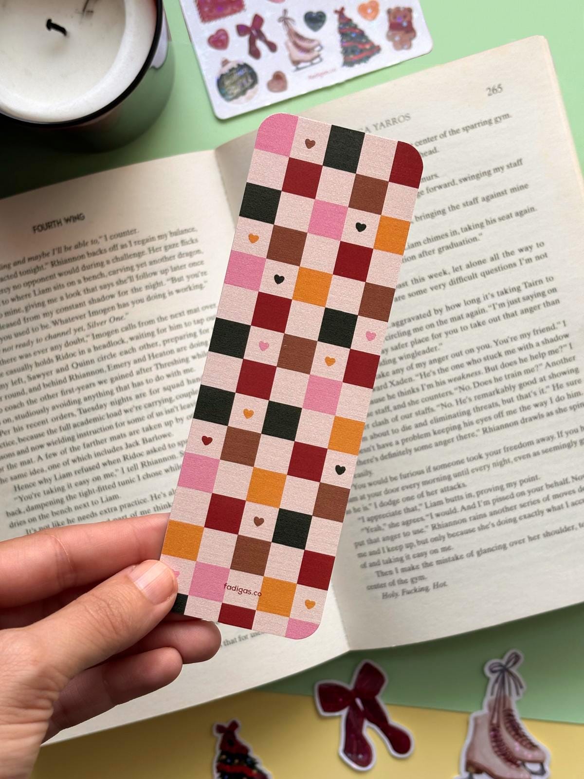 Christmas Bookmark Bundle - Set of 3 festive bookish designs