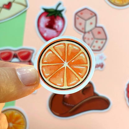 Kindle sticker - Orange slice