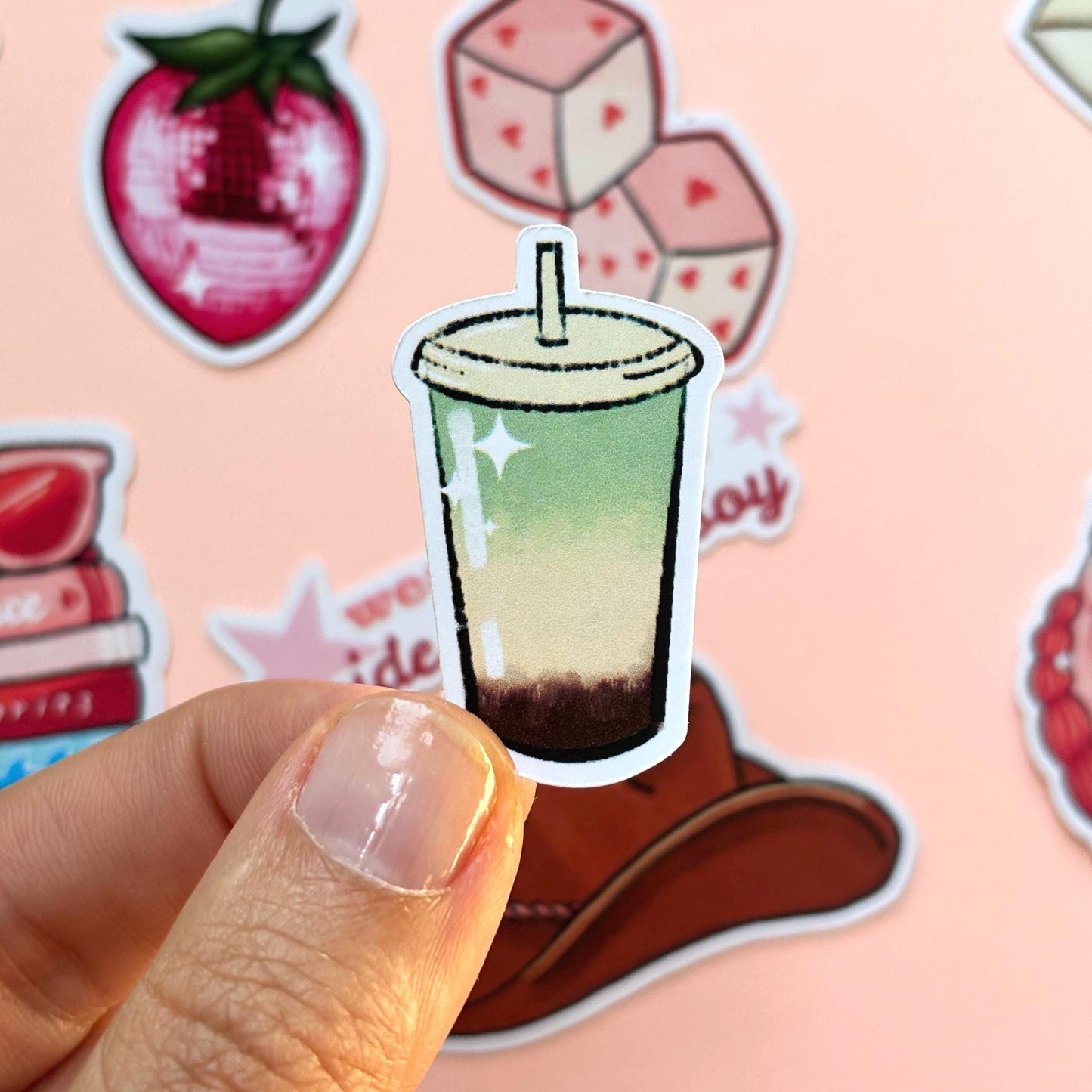 Matcha Latte Sticker