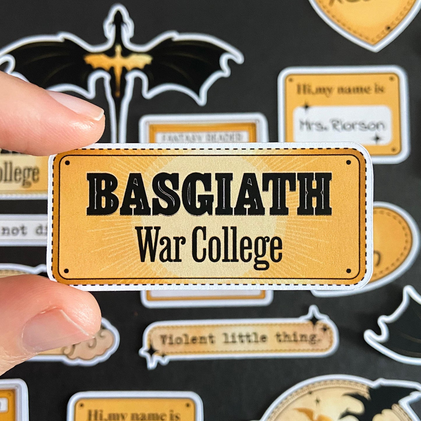 Fourth Wing Sticker Pack