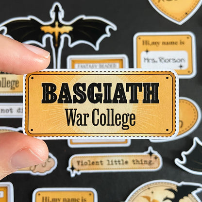 Fourth Wing Sticker Pack