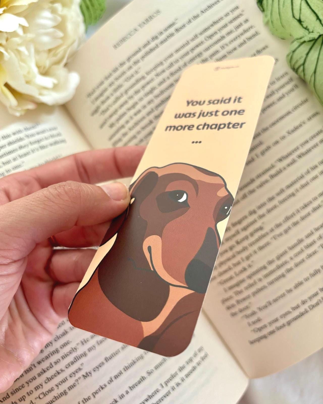 Cute Dog Bookmark - Funny Dachshund