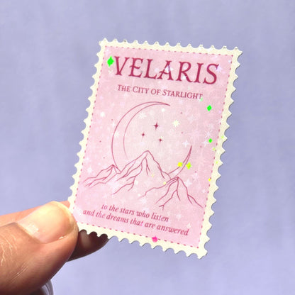 ACOTAR Velaris Sticker - City of Starlight Holographic Sticker