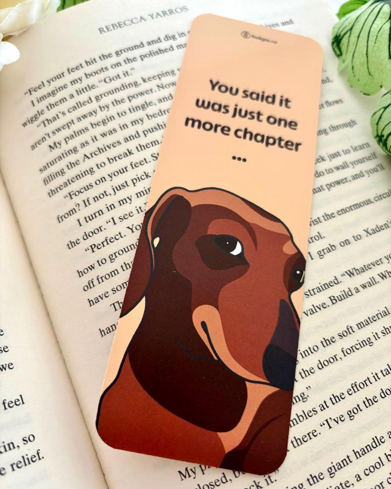 Cute Dog Bookmark - Funny Dachshund