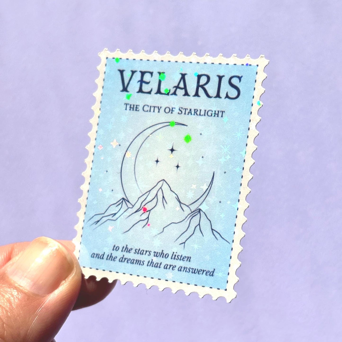ACOTAR Velaris Sticker - City of Starlight Holographic Sticker