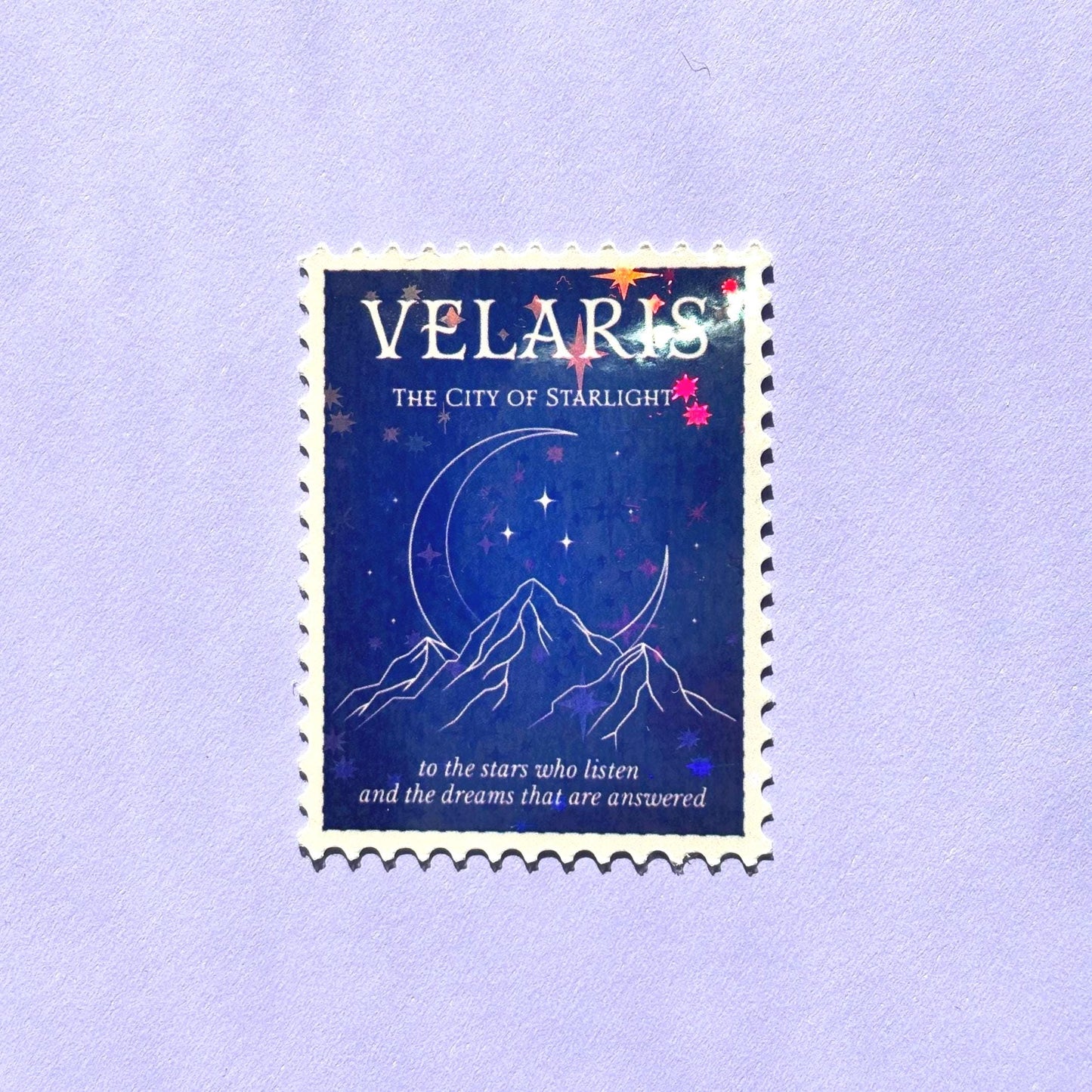 ACOTAR Velaris Sticker - City of Starlight Holographic Sticker