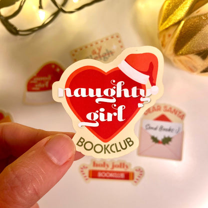 Christmas Sticker - Naughty Girl Bookclub