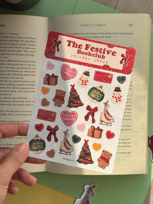 Christmas Sticker Sheet -  Tiny stickers for journaling