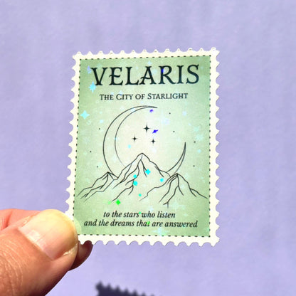 ACOTAR Velaris Sticker - City of Starlight Holographic Sticker
