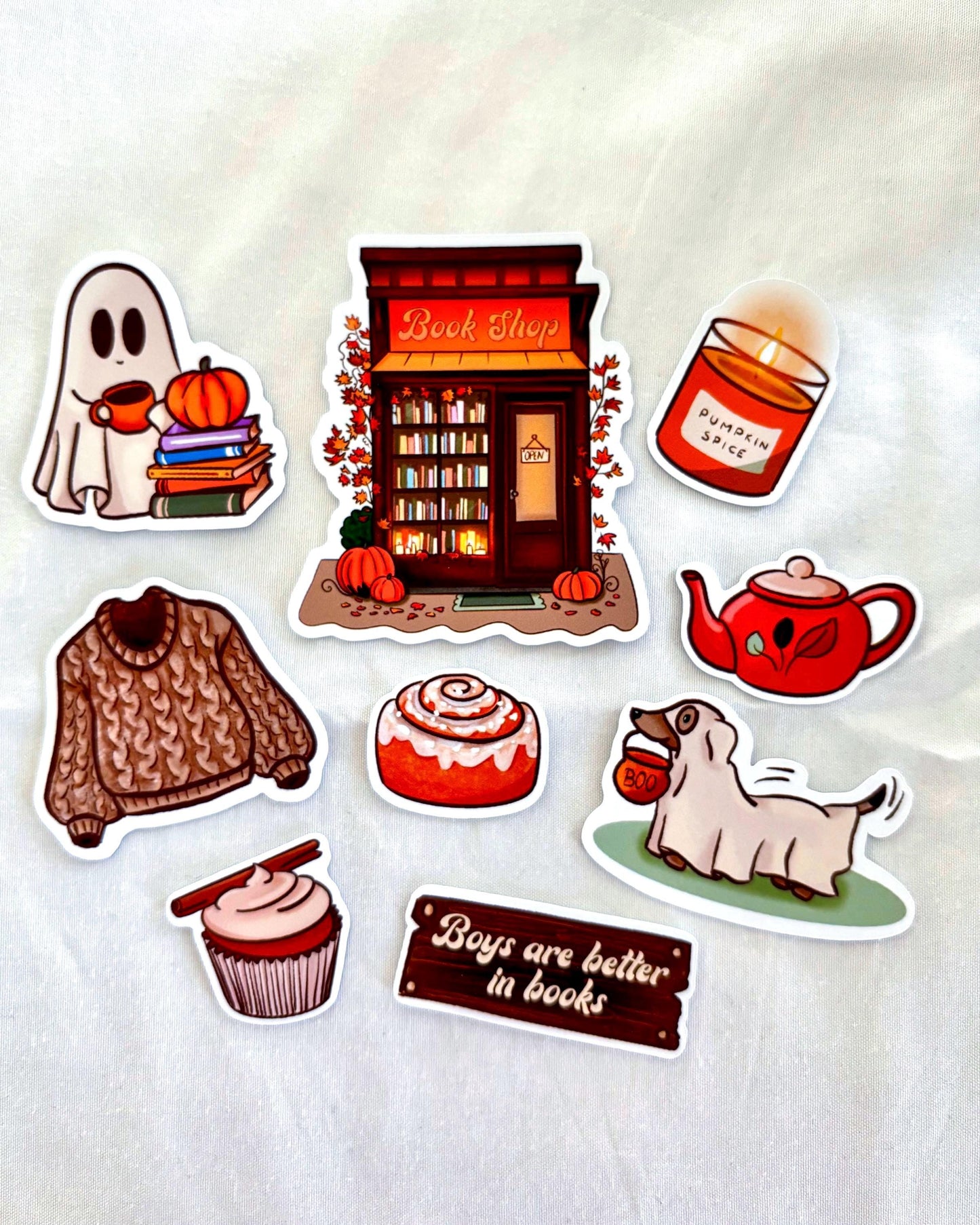 Falloween Sticker Pack - Autumn and Halloween Collection