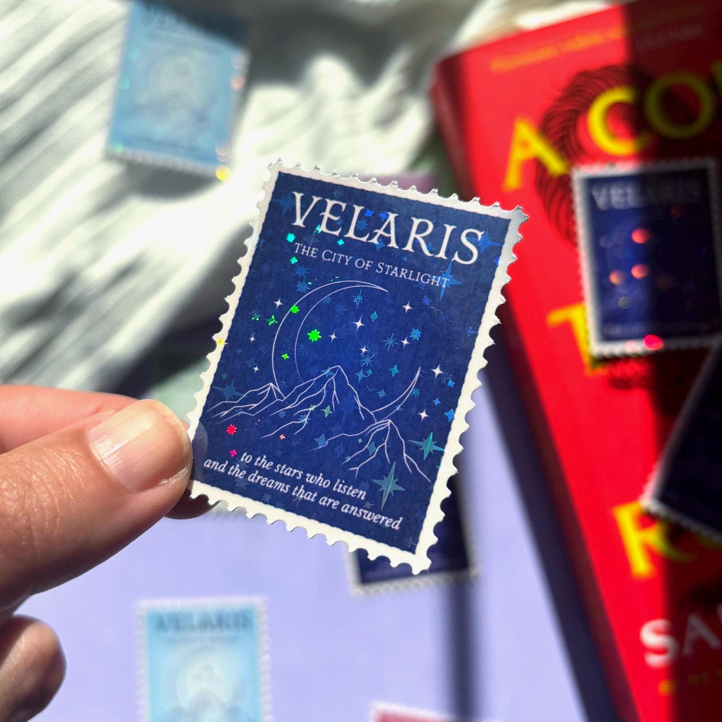 ACOTAR Velaris Sticker - City of Starlight Holographic Sticker
