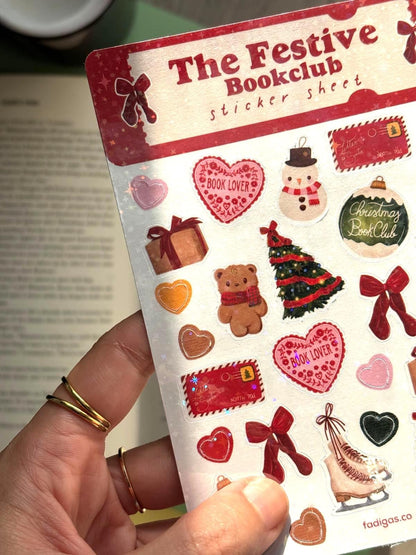 Christmas Sticker Sheet -  Tiny stickers for journaling