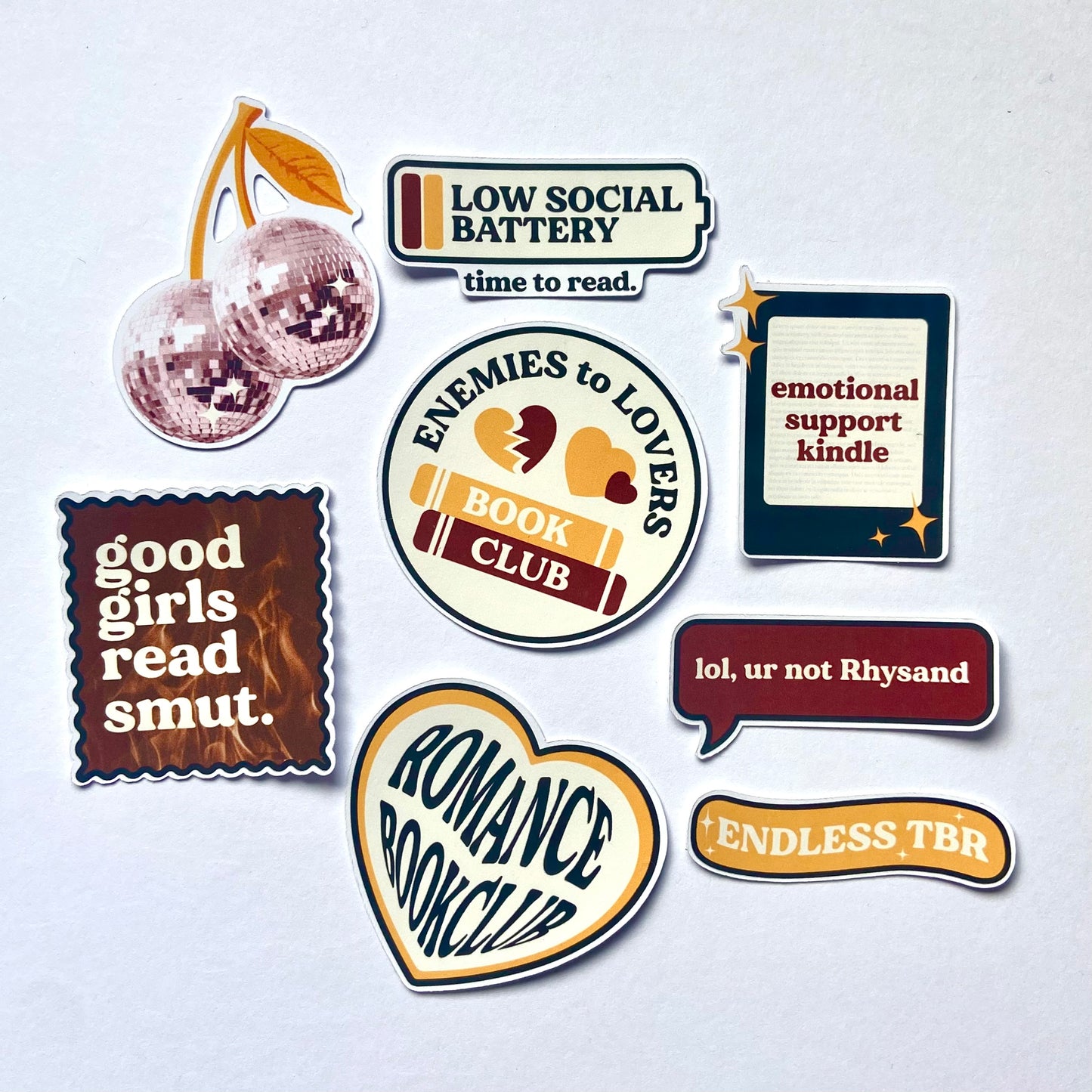 Kindle Sticker Pack - Cool Girl stickers