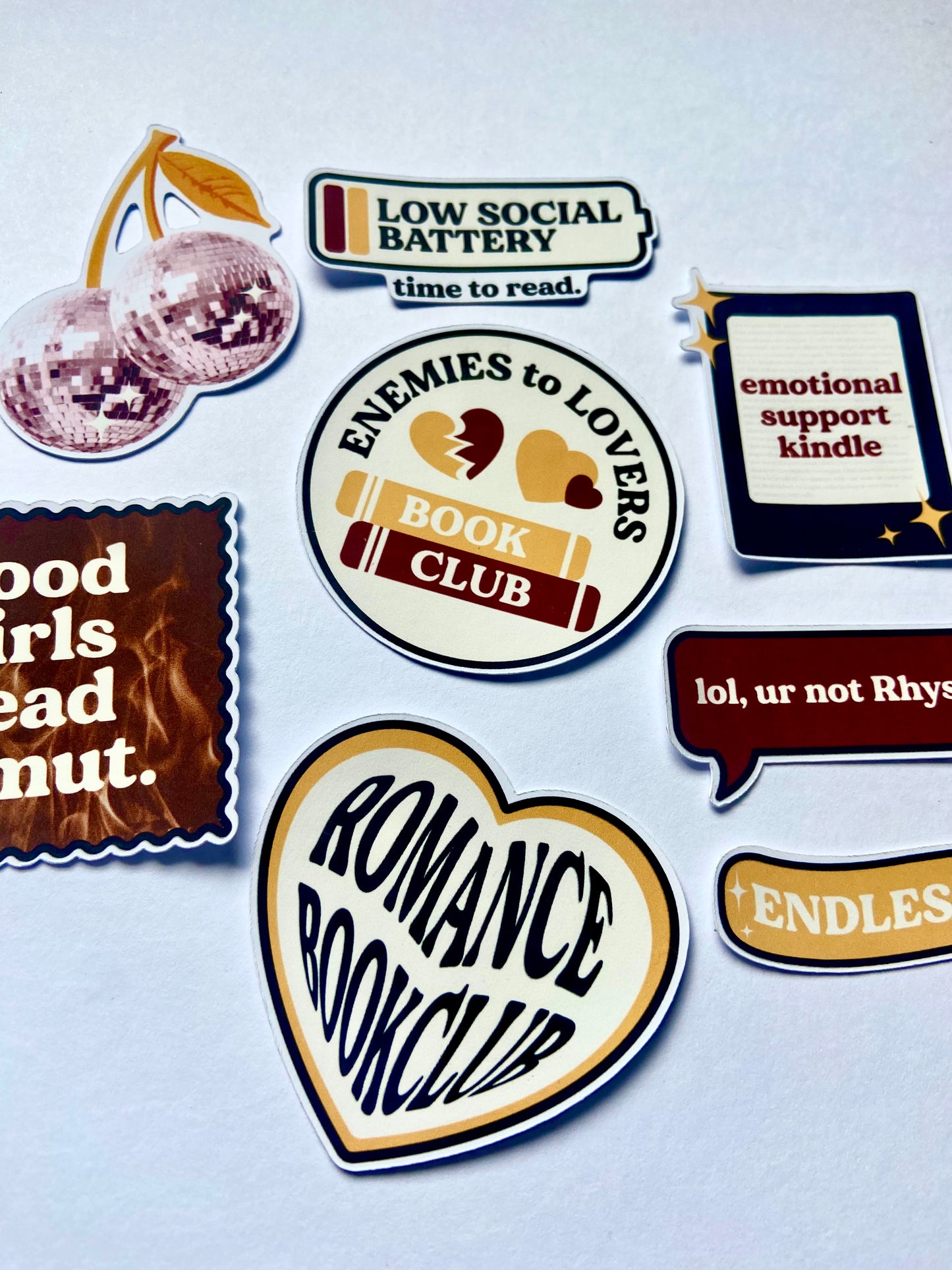 Kindle Sticker Pack - Cool Girl stickers