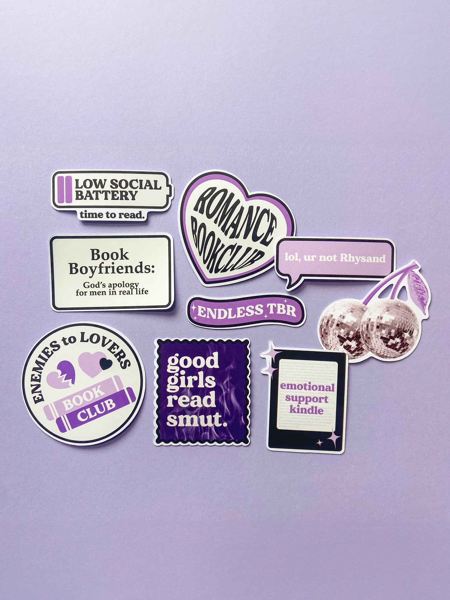 Kindle Sticker Pack - Cool Girl stickers