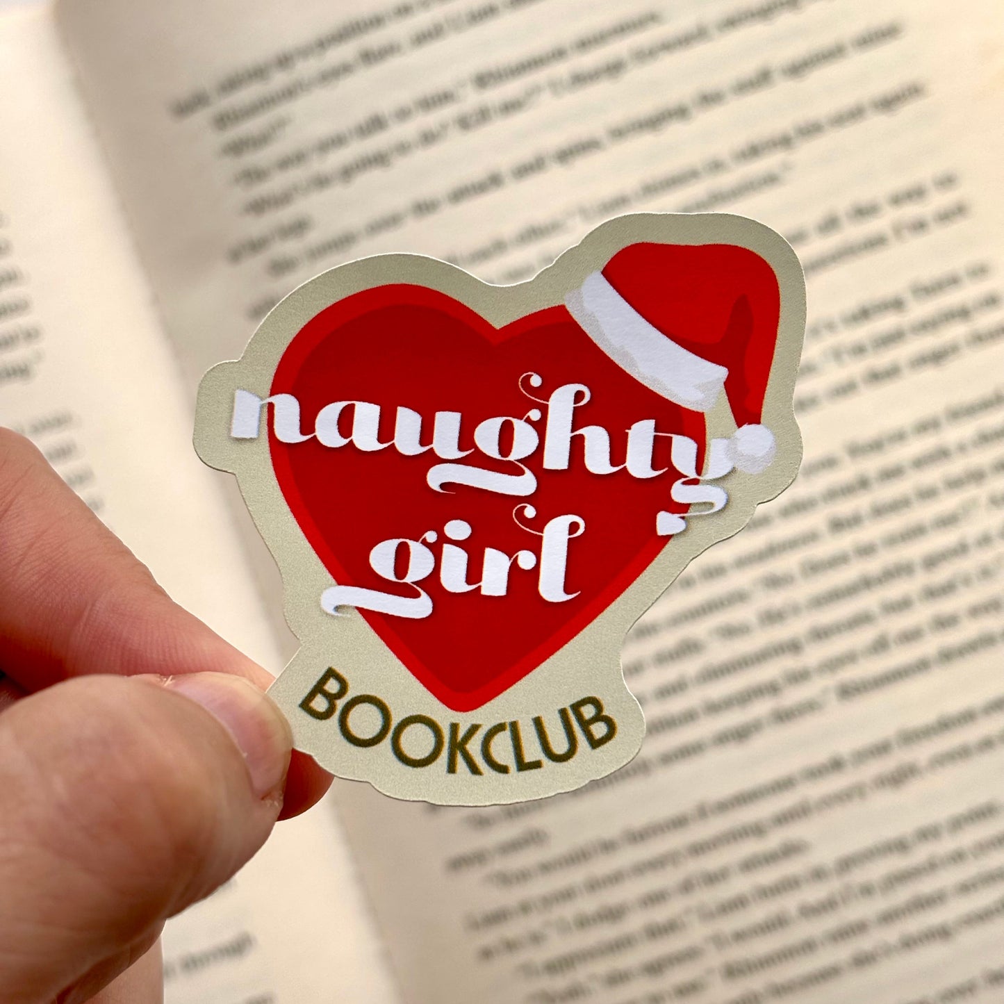 Christmas Sticker - Naughty Girl Bookclub