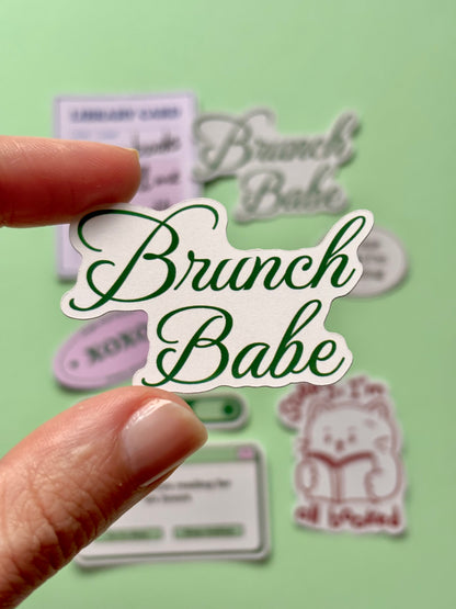 Brunch Babe Sticker