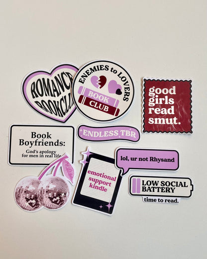 Kindle Sticker Pack - Cool Girl stickers