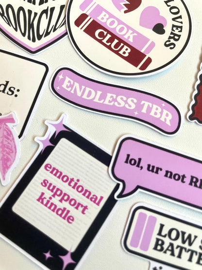 Kindle Sticker Pack - Cool Girl stickers