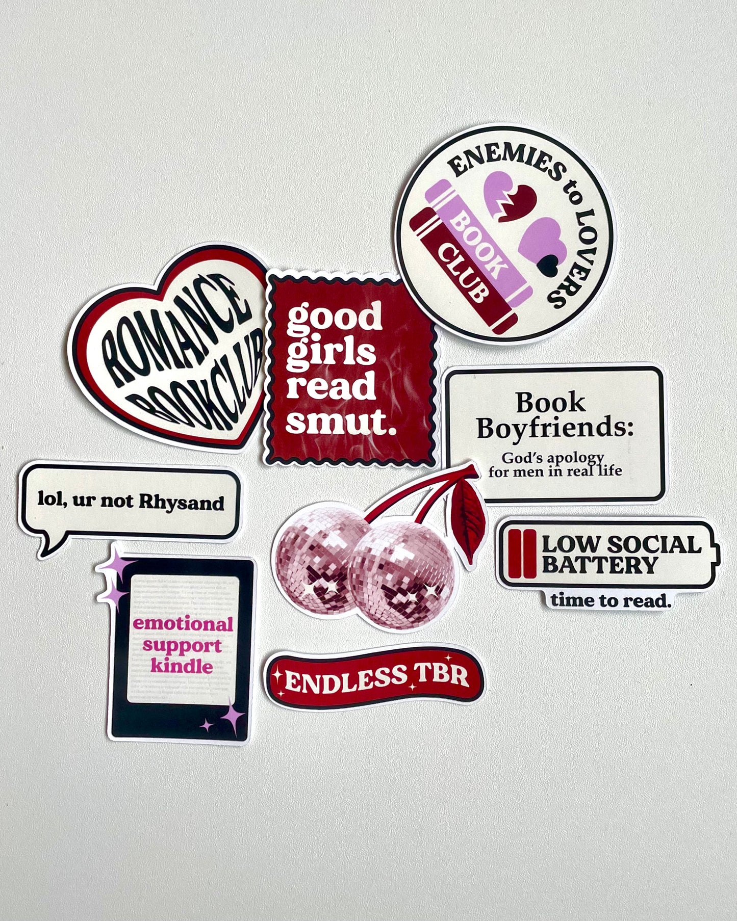 Kindle Sticker Pack - Cool Girl stickers