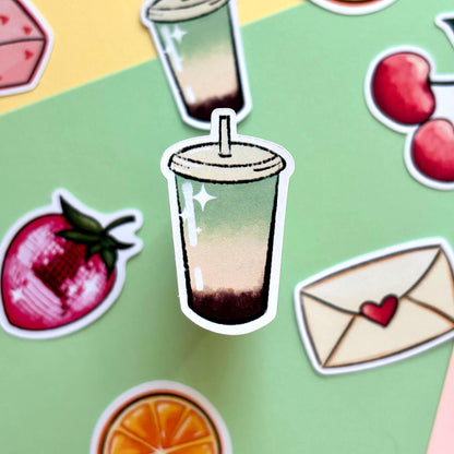 Matcha Latte Sticker