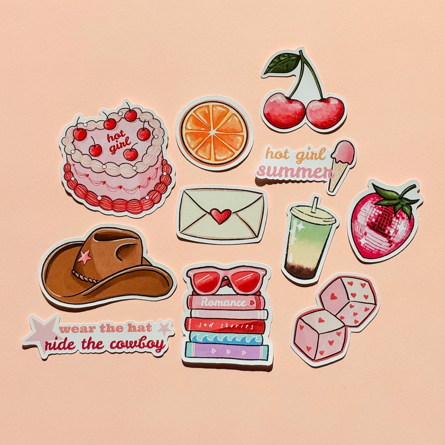 Kindle Stickers Pack - Cowboy Coquette Summer Edition