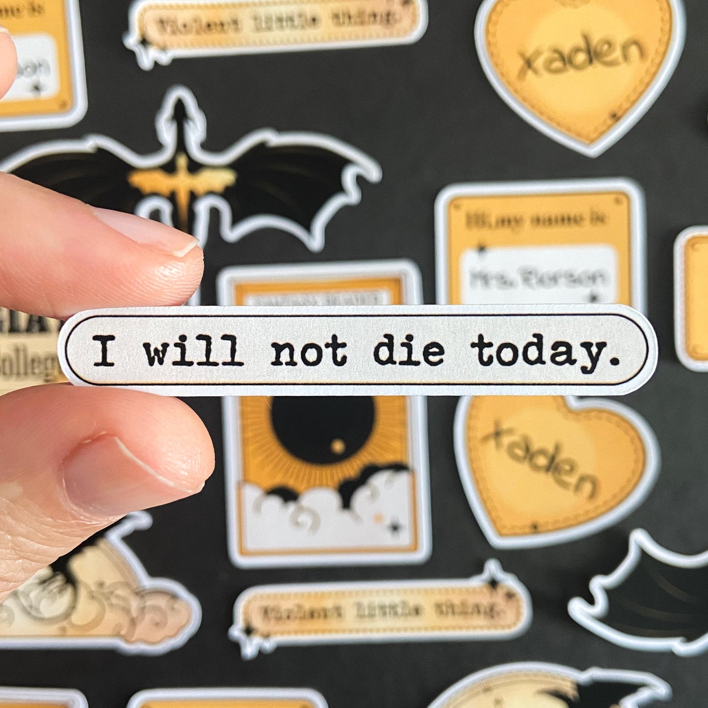 Fourth Wing Sticker Pack