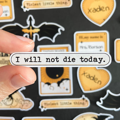 Fourth Wing Sticker Pack