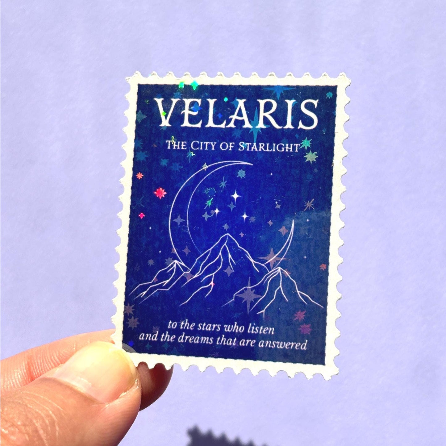 ACOTAR Velaris Sticker - City of Starlight Holographic Sticker