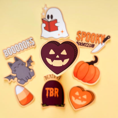 Fall Sticker Pack Halloween Spooky Bookclub Sticker Pack