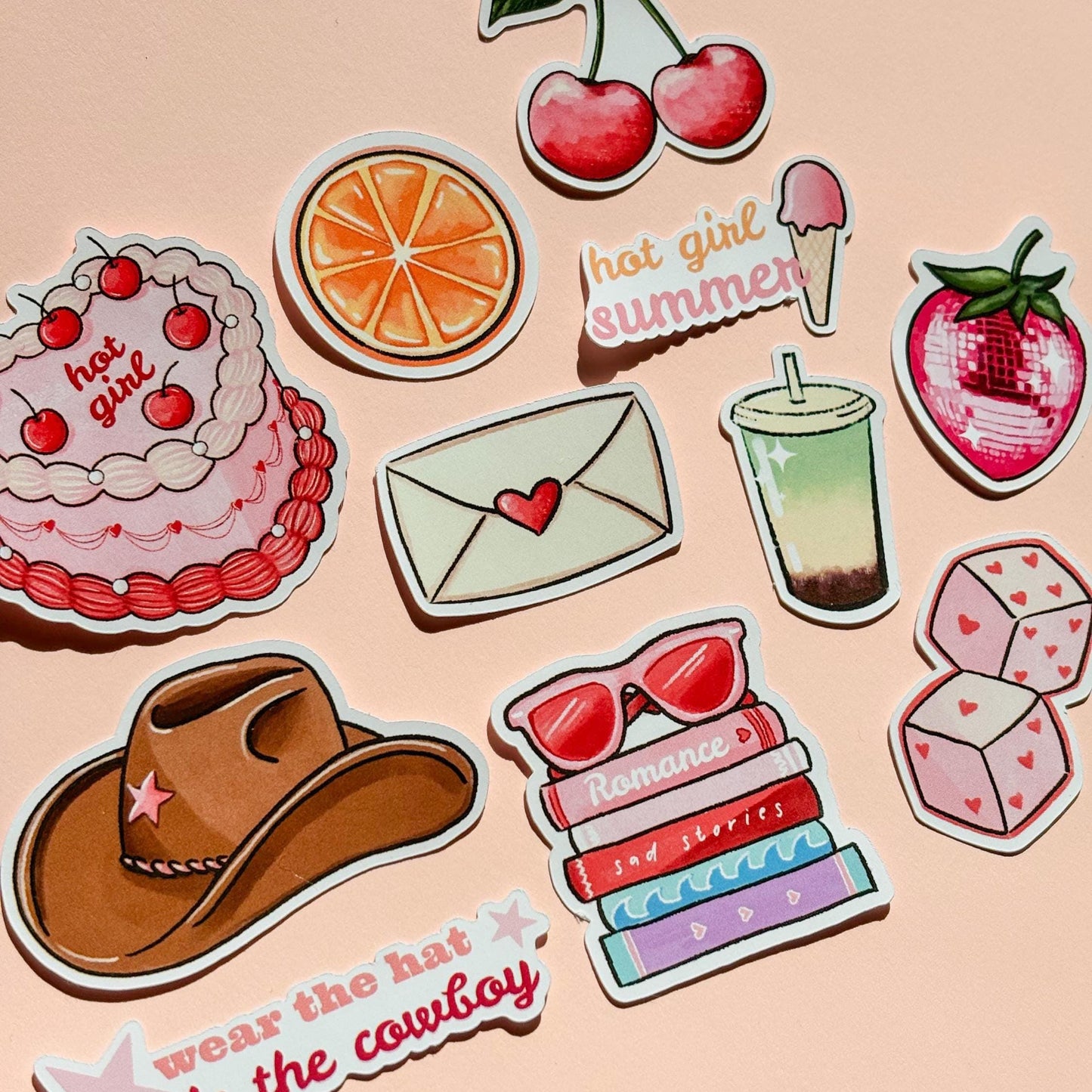 Kindle Stickers Pack - Cowboy Coquette Summer Edition