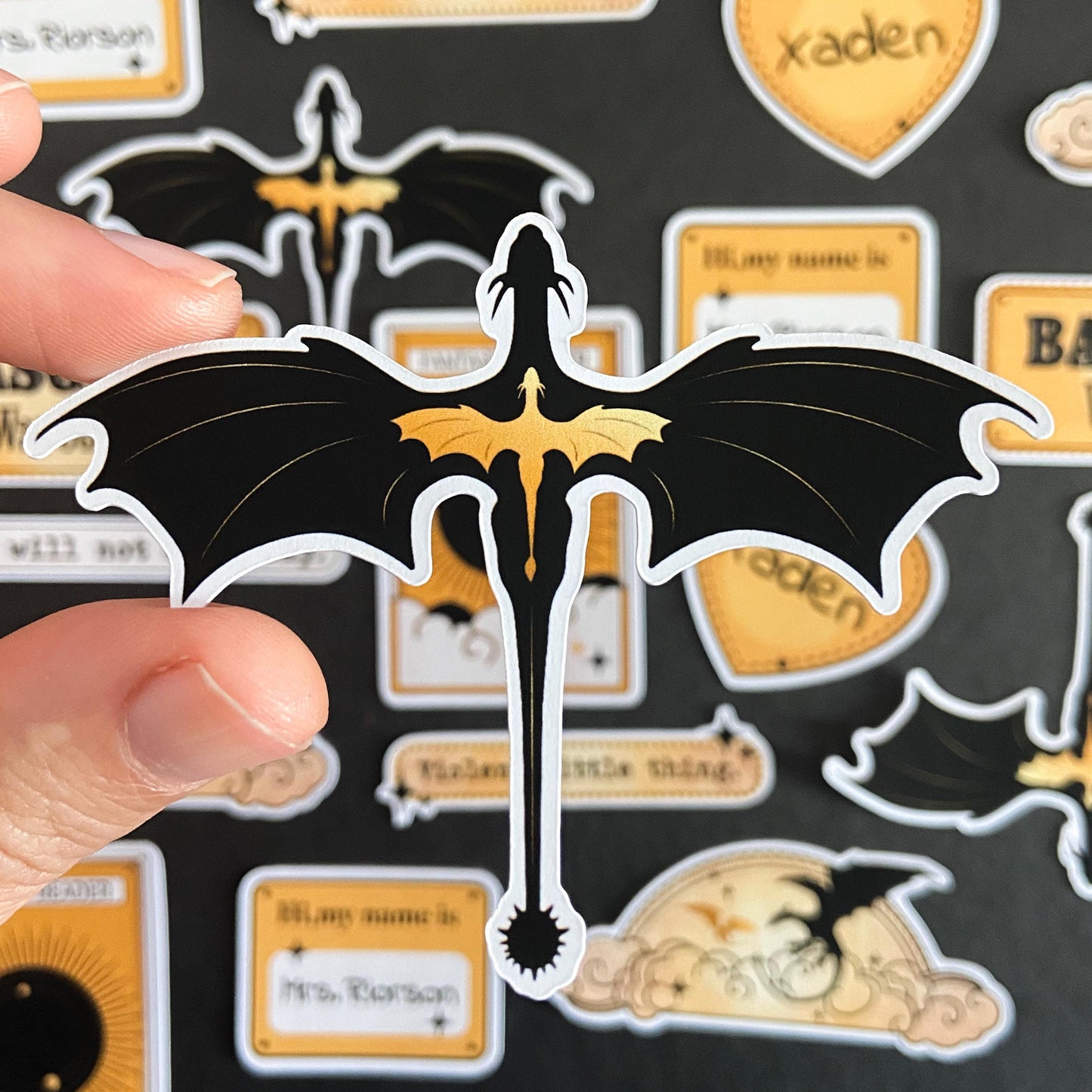 Fourth Wing Sticker Pack