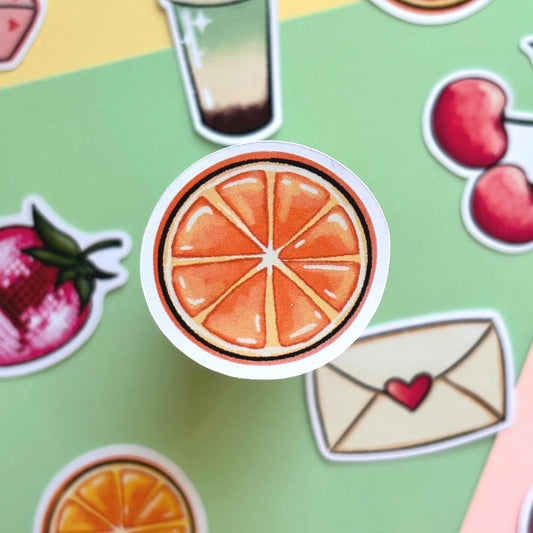 Kindle sticker - Orange slice