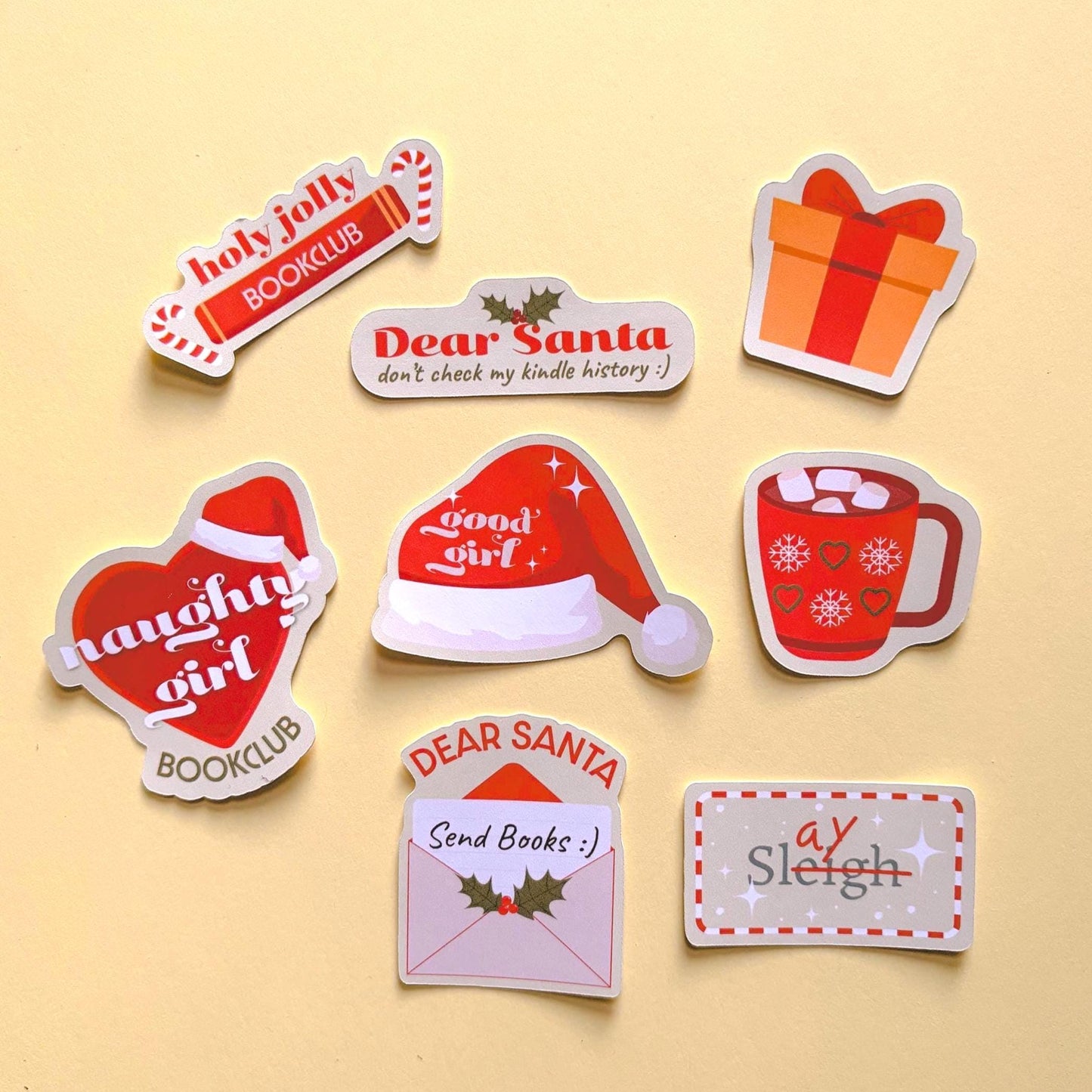 Christmas Bookish Sticker Pack