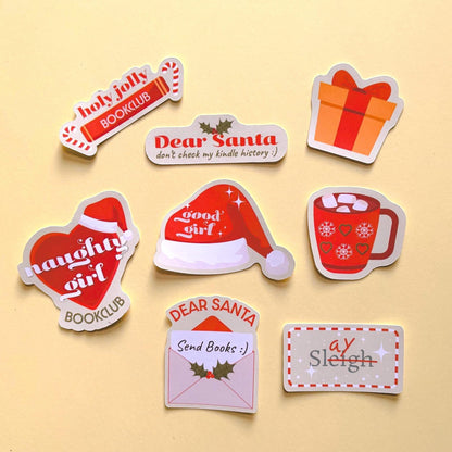 Christmas Bookish Sticker Pack