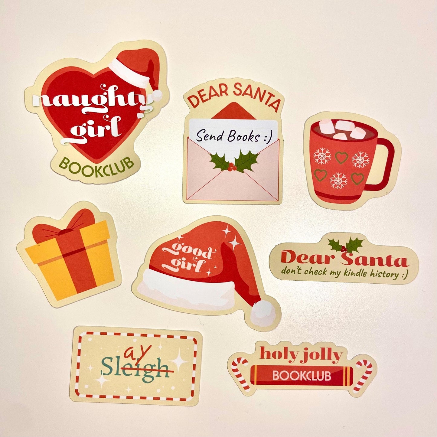 Christmas Bookish Sticker Pack